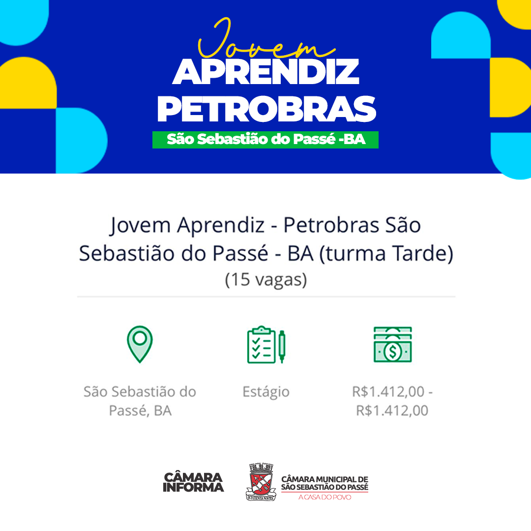 Petrobras Jovem Aprendiz 2024: Oportunidade de Crescimento e Inclusão, Inclusive em São Sebastião do Passé!