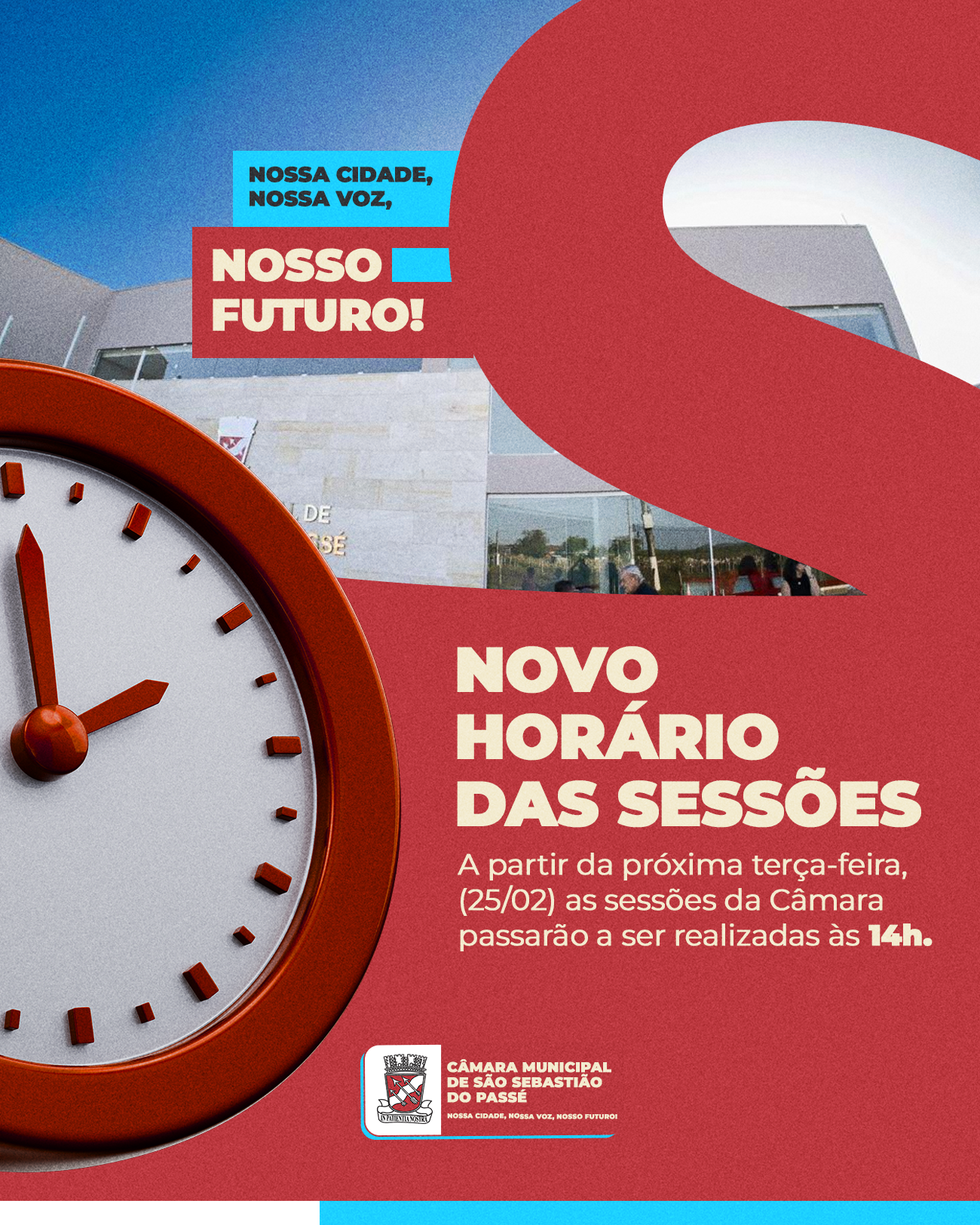 Câmara Municipal de São Sebastião do Passé aprova emenda e altera horário das sessões para às 14h