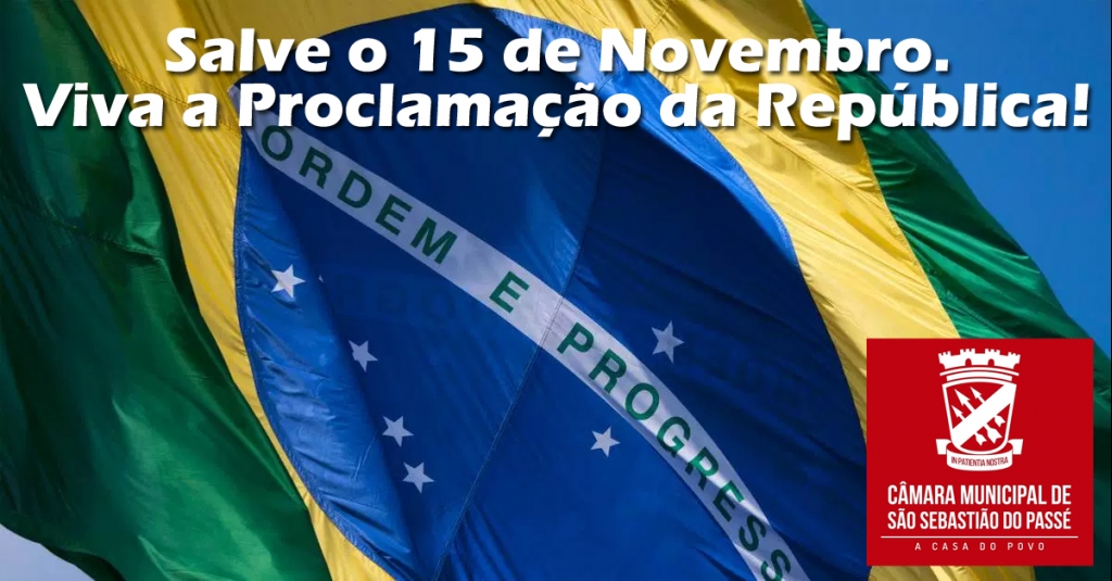 15 de Novembro!