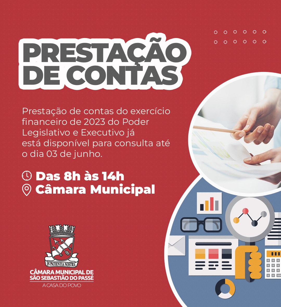 Prestação de Contas do Exercício Financeiro de 2023: Disponível para Consulta na Câmara Municipal